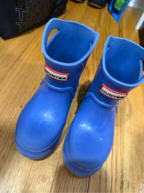 Hunter Kids Royal Blue Waterproof Pull-On Rain Boots